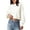 White, variant on Rosvigor Womens Cropped Sweaters Oversized Knitted Warm Pullover Side Split Jumpers