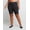 Black, variant on JMS by Hanes Women's Plus Size Stretch Jersey Bike Short