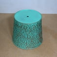 thumbnail image 5 of Handmade 100% Iron Round Modern Dusty Light Green Coated Color 4.5 x 6.7 Inches Planters Pot 1013, 5 of 5