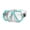 Clear+Aqua Green, variant on GKV Panoramic Dual Window Dive Mask – Low Volume Anti-Fog Leak-Proof Tempered Glass Scuba Mask for Freediving & Spearfishing