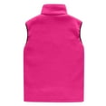 thumbnail image 4 of Dezsed Sleeveless Fleece Jacket Women Women's Fashion Casual Solid Color Pocket Style Fleece Warm Jacket Hot Pink S, 4 of 8