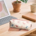 thumbnail image 6 of Makeup Bag Small Cosmetic Bags for Purse Women Girls Flower Simple Make Up Pouch, 6 of 8