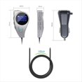 thumbnail image 3 of Transmisor FM Bluetooth 5.0 para Coche, Receptor de Audio Auxiliar, Reproductor MP3, Cargador USB Dual, Tarjeta TF, Disco U, Kit Manos para Música., 3 of 5