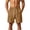 Coffee, variant on EOYWHK Mens Work Shorts with Pockets Elastic Waist Stretchy Work Shorts for Men Soft Lightweight Breathable for Casual Lounge Home Beige, Size L