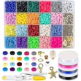thumbnail image 1 of Beads Flat Heishi Beads 4285pcs 20 S 6mm Round Sp Beads, 1 of 3