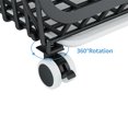 thumbnail image 5 of Wisdom Star 5 Tier Kitchen Wire Storage Basket Utility Cart with Wheels, kitchen and storage cart,44.1*11.4*16.1in, Black, 5 of 10
