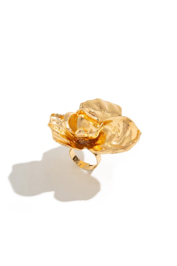 Dating Rings Flower Open Rings Adjustable Finger Rings Flower Open Rings Finger Jewelry Suitable for Party Daily Wear