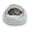 gray-25.0"L x 25.0"W x 19.0"Th, variant on Plush Hooded Cat Bed Calming Nest Self-warming Cave Cozy Pod For Indoor Cats Or Small Dogs Removable Washable Cove With Non-slip Bottom