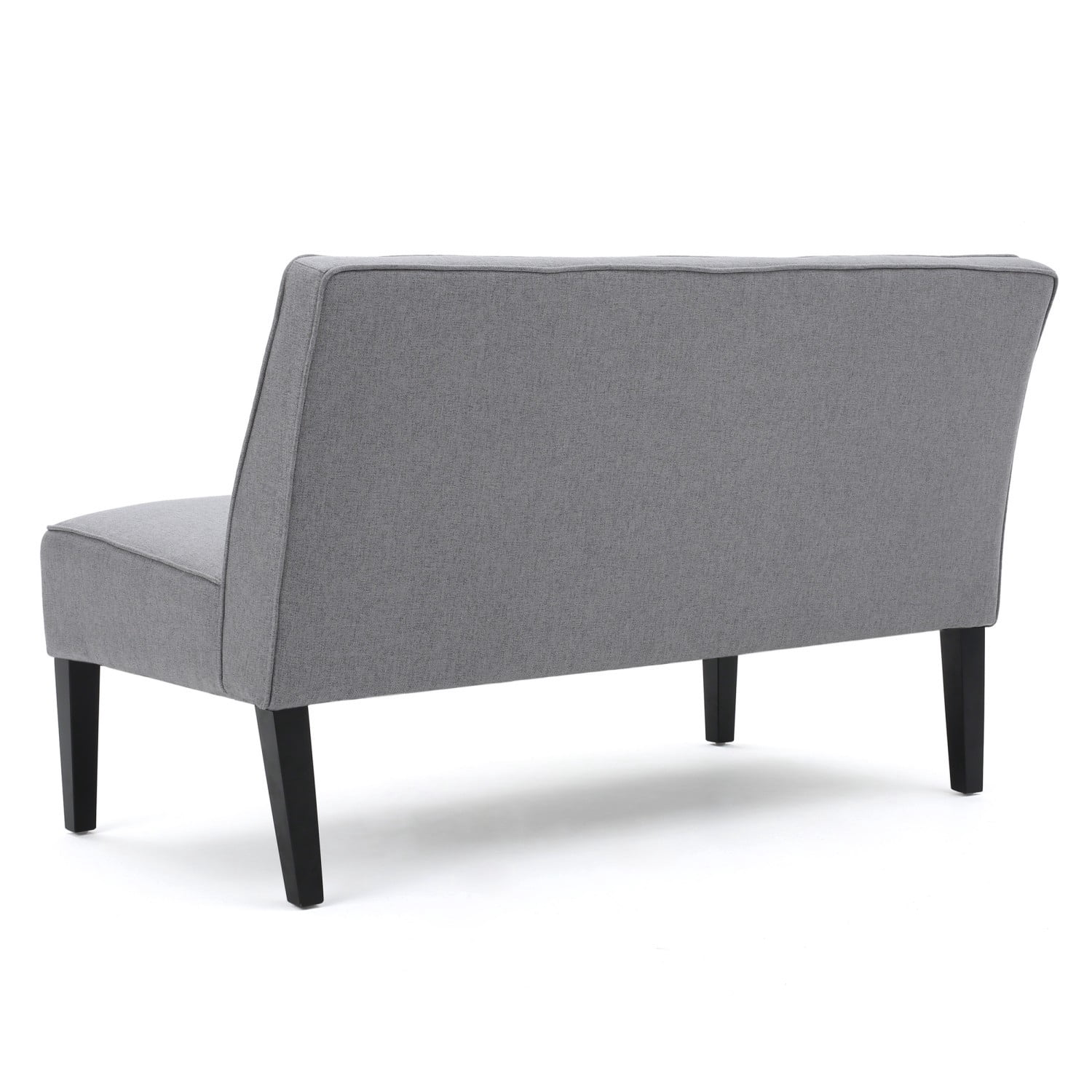 50" Upholstered Loveseat Sofa Modern 2 Seater Couch with Birch Wood Legs, Linen Fabric Small Space Sofa for Living Room Bedroom Office, Grey