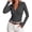 Grey, variant on EDFBUYKRS Women's Tops Plus Size 3/4 Length Long Sleeve Shirts Dressy Casual V Neck Tunic Blouses Xl