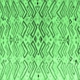 thumbnail image 1 of Ahgly Company Indoor Square Abstract Emerald Green Modern Area Rugs, 4' Square, 1 of 4