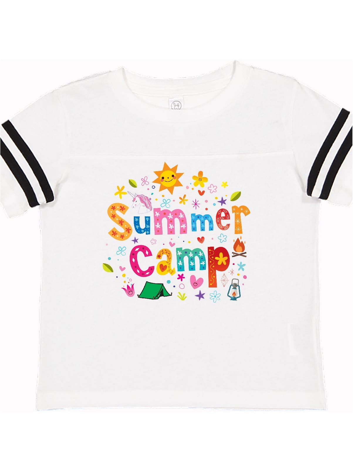 INKtastic - Summer Camp Vacation Toddler T-Shirt - Walmart.com ...