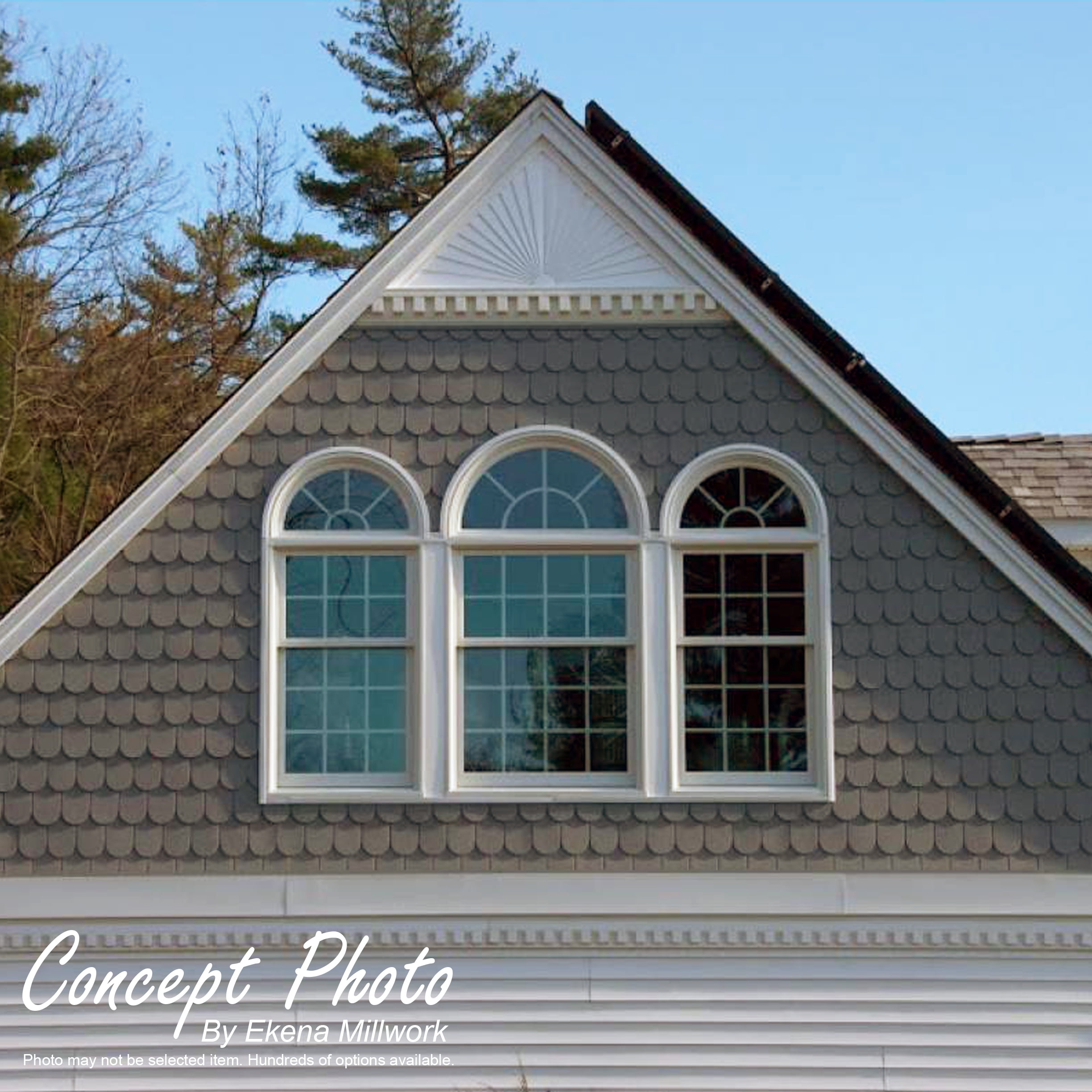4"H x 1"P x 92"L Wilson Architectural Grade PVC Dentil Trim