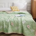 thumbnail image 2 of Air Conditioner Quilt Summer Air Conditioner Quilt Machine Washable Soft Breathable Portable Air Conditioner Blanket Summer Comforter Avocado 150x200cm, 2 of 5