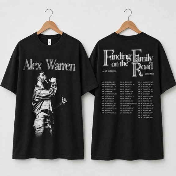 Alex W@rren World Tou 2026 Concert Graphic Tee