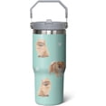 thumbnail image 2 of Pomeranian Gift for Dog Lover,30 oz Pomeranian Tumbler Stainless Steel Insulated with Handle (Pomeranian-Seaform, 30 oz), 2 of 6