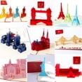 thumbnail image 4 of Tarjeta de cumpleaños emergente 3D, tarjetas de invitación en miniatura, tarjetas de visita de atracciones mundiales, regalos para niños, tarjeta de felicitación, postal turístico, 4 of 5