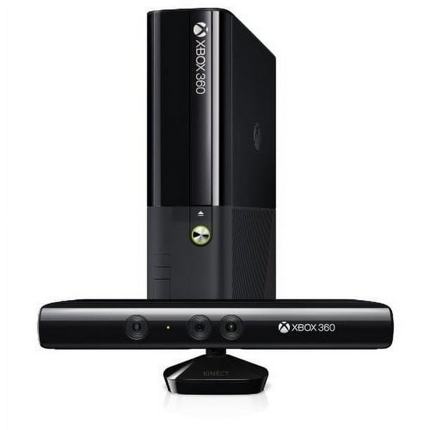 Microsoft - Xbox 360 E 4GB Consola Videojuegos Retro with Kinect - Negro (Reacondicionado)