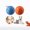 2PCS, variant on Interactive Smart Jump Ball Electric Pet Toy Automatic Rolling Ball for Dogs and Cats Boredom Relief Self-Moving Exercise Gravity Toy for Active Indoor Play Blue