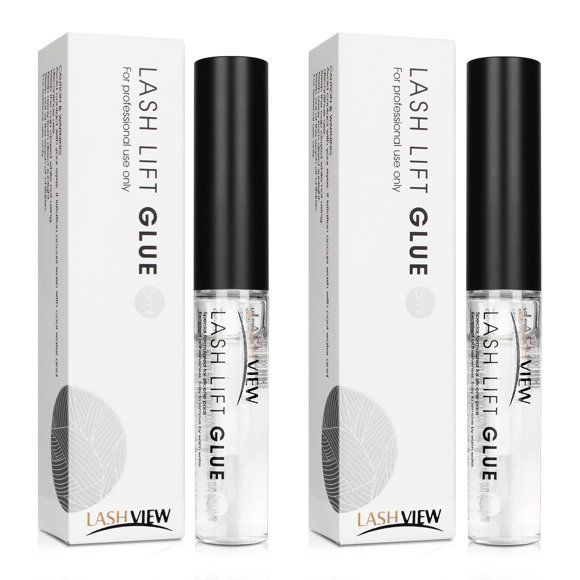 Pegamento elevador de pestañas LASHVIEW Lash Lift, 5 ml x 2, no irrita