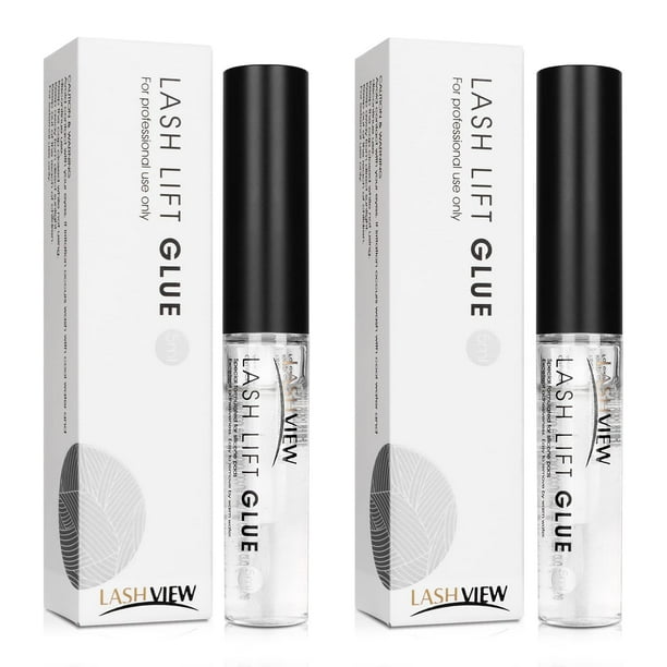 Pegamento elevador de pestañas LASHVIEW Lash Lift, 5 ml x 2, no irrita