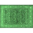 thumbnail image 1 of Ahgly Company Indoor Rectangle Persian Emerald Green Traditional Area Rugs, 7' x 10', 1 of 4