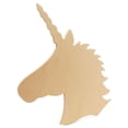 thumbnail image 2 of Unicorn Wood Cutouts 13-1/4-inch, Pack of 5 Unfinished Wood Crafts Blank, Wooden Shapes for Crafts & Party Decor, by Woodpeckers, 2 of 5