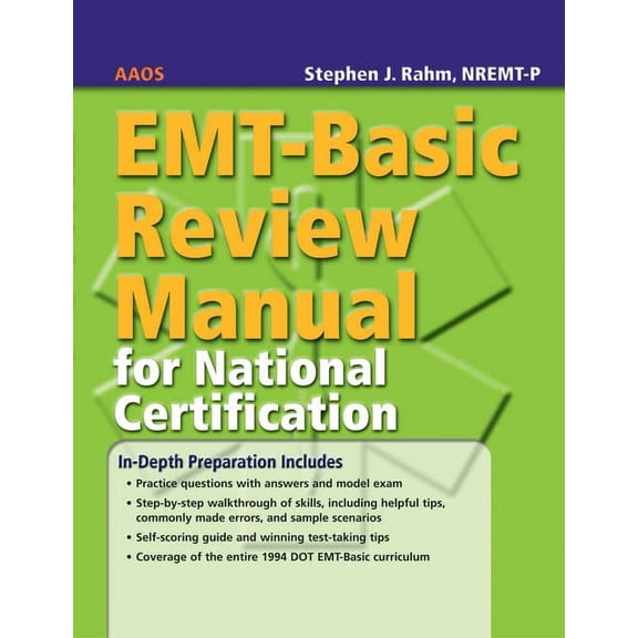 Emt-Basic Review Manual for National Certification: ., (Paperback)