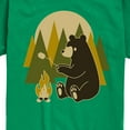 thumbnail image 3 of Instant Message - Bear Roasting Marshmallows - Toddler & Youth Short Sleeve Graphic T-Shirt, 3 of 6