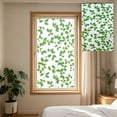 thumbnail image 4 of Vacemry Leaf Stained Glass Window Film Decorative Privacy, Fake Leaf Static Cling Sun Blocking Window Cover Removable Heat Control For Home Bathroom Office Kitchen Door Decor, 4 of 6