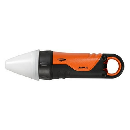 Princeton Translucent Flashlight - Princeton Tec Amp 1L with Cone LED Flashlight (90 Lumens, Orange)