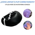 thumbnail image 4 of Sillón Puff Lunics Balón de Americano Grande Negro, 4 of 6