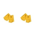 thumbnail image 1 of Dalazy Leather Motorcycle Gloves – And Protection For All Seasons Easy To Fingerless Driving Gloves yellow XXL 2Set, 1 of 6