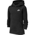 thumbnail image 3 of Sudadera con capucha Nike NSW Pull Over Club para niño, color negro/blanco, talla M, 3 of 5