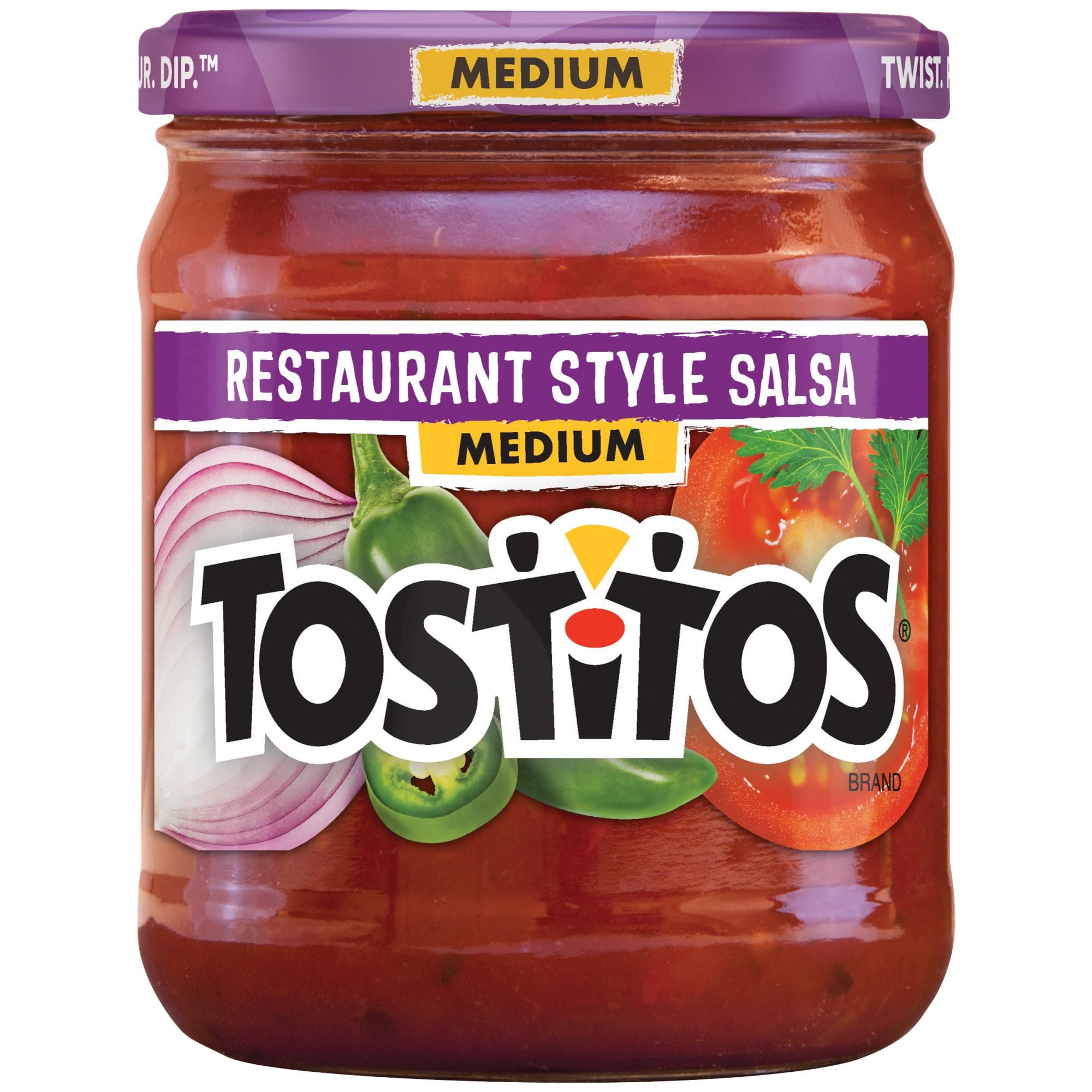 Tostitos Medium Restaurant Style Salsa, 15.5 oz Jar