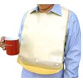 thumbnail image 2 of Protectores de ropa impermeables portátiles reutilizables de silicona para adultos para comer con recolector de alimentos para hombres y mujeres Fácil de limpiar, 2 of 5