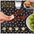 thumbnail image 6 of Pioneer Flower Floral Print Pattern Round Tablecloth 60 X 60 Inch, Wrinkle Resistant Wipeable Table Cloth for Kitchen Dining Picnic Patio Party, 6 of 6