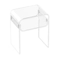 thumbnail image 5 of EGBHDSFT Acrylic Side Table - 2 Tier Clear Bedside Table, 11.8 x 15.7 x 19.7”, 5 of 11