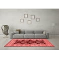 thumbnail image 3 of Ahgly Company Indoor Rectangle Oriental Red Industrial Area Rugs, 4' x 6', 3 of 4