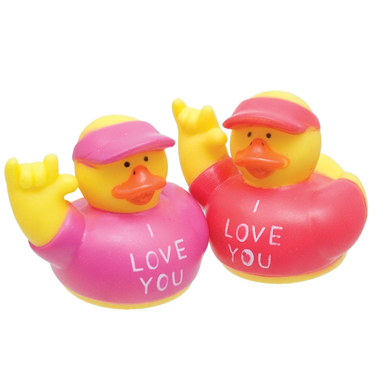 2 rubber ducks
