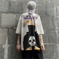 thumbnail image 1 of M-5XL 6XL 7XL 8XL Moda Playeras De gran tamaño Playera Hombres Playeras Camisa Versión coreana de One Piece Luffy print ins gráficos para hombres retro anime casual camisa de talla grande camiseta de, 1 of 4