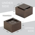 thumbnail image 6 of Bed Risers (Set of 8) Furniture Risers Lifts Height 2", Oak Solid Wooden Risers for Bed, Furniture, Table, Sofa, Chair Risers with Non-Slip Recessed Hole (8pcs-2" Hight-Walnut Color), 6 of 7