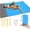 style B, variant on Sleeping Pad for Camping Foam Mat, Camping Sleeping Pad Waterproof Insulated, Foldable Foam Sleeping Pad for Hiking Backpacking