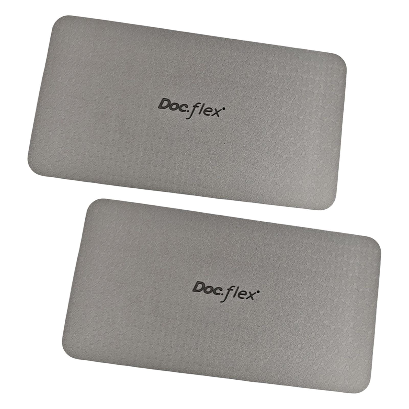 2 Pieces Pilates Mat Yoga Knee Pad Exercise Pad Supportive TOE Material Home Gym Women Use