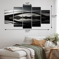thumbnail image 4 of Designart "Grey Bridge Steel Euphony Charcoal II" Architecture Metal Wall Décor Set, 4 of 5
