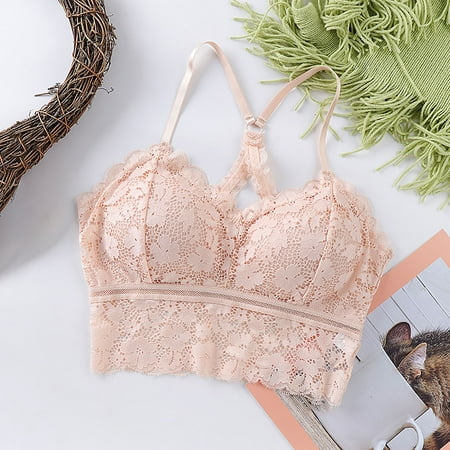 EOYWHK Daisy Bras for Older Women Underwired With Breast Pad Sexy Lace Lingerie Everyday Bras
