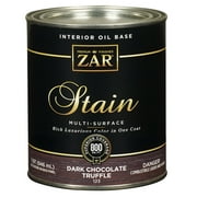 UGL 123 Zar Dark Chocolate Truffle Interior Wood Stain Oil Based Quart, Each