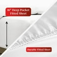 Infinitee Xclusives King Sheet Set of 4, 16inch Deep Pocket