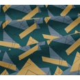 thumbnail image 5 of oneOone Tissu Jersey Viscose Rectangle & Triangle Imprimé Géométrique 1 Yard 60 Pouces de Large, 5 of 5