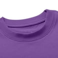 thumbnail image 4 of ZOYOEN Girls Cotton T Shirts- Casual Summer Soft Short Sleeve Kids Basic Tees Purple Size 10-12, 4 of 6